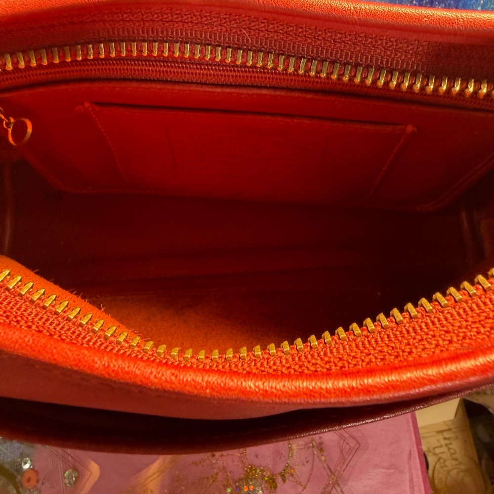 Coach Ruby Red Leather Shoulder Bag - image 12